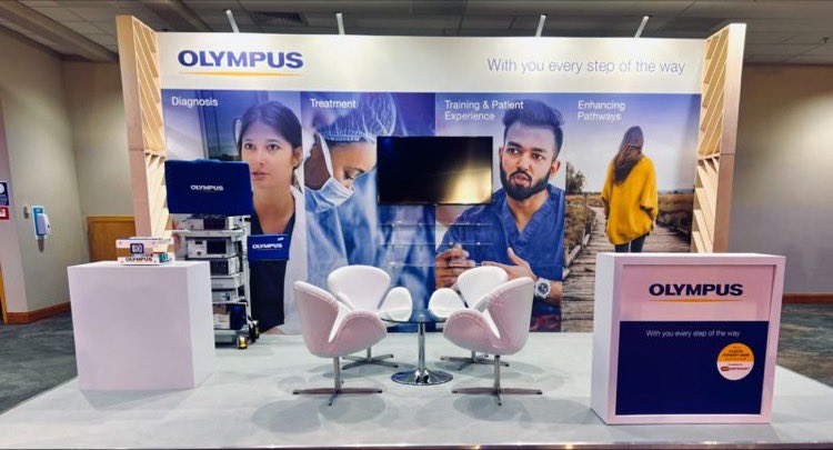 OlympusMedUKIE's tweet photo. We’re all ready to go for @TheBSGE ASM #BSGE2022
It’s great to be back in person, so come and visit our stand if you’re attending!
#StandingTallAfterTheFall
#THUNDERBEAT #ENDOEYE3D https://t.co/FkD2epZHec