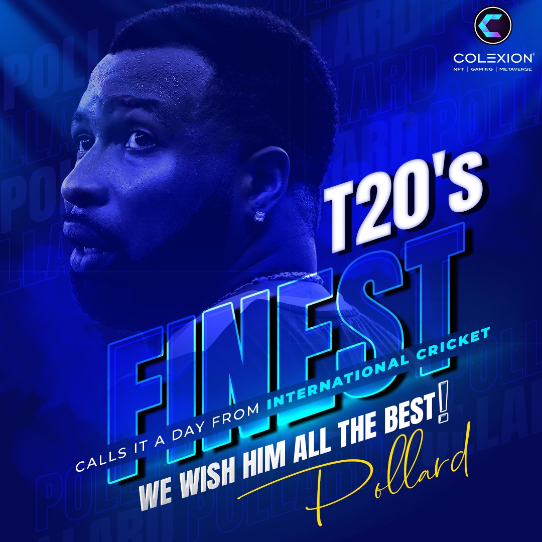 You have entertained us with your aura on the field. Thank you for an amazing career and we wish you an amazing journey ahead. 

Happy Retirement, #KieronPollard! We will surely miss you scoring the KEY-RUNS in the death overs for the Windies.

<a href="/KieronPollard55/">Kieron Pollard</a> #Colexion