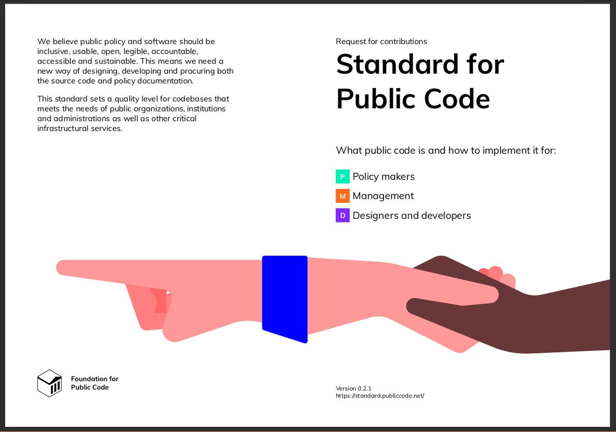 The Foundation for Public Code (@publiccodenet) on Twitter photo Today we are joining the <a href="/fossnorth/">FOSS North</a> community day. Pop in to say hi, come hear about the Standard for Public Code and what we are doing to enable community translations of it. We are here 10-12 CEST. foss-north.se/2022/community… #publiccode #opensource Today we are joining the <a href="/fossnorth/">FOSS North</a> community day. Pop in to say hi, come hear about the Standard for Public Code and what we are doing to enable community translations of it. We are here 10-12 CEST. foss-north.se/2022/community… #publiccode #opensource
