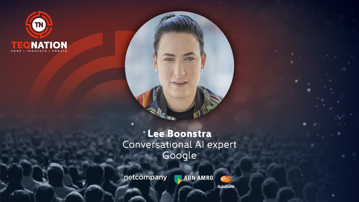 In this inspirational keynote, Lee Boonstra <a href="/ladysign/">LaDysign</a>, developer advocate for Conversational AI at Google will explain what Fairness in AI means and why designing systems for diverse users matters. Come to TEQnation and learn more, get your ticket here: eventbrite.nl/e/teqnation-co…