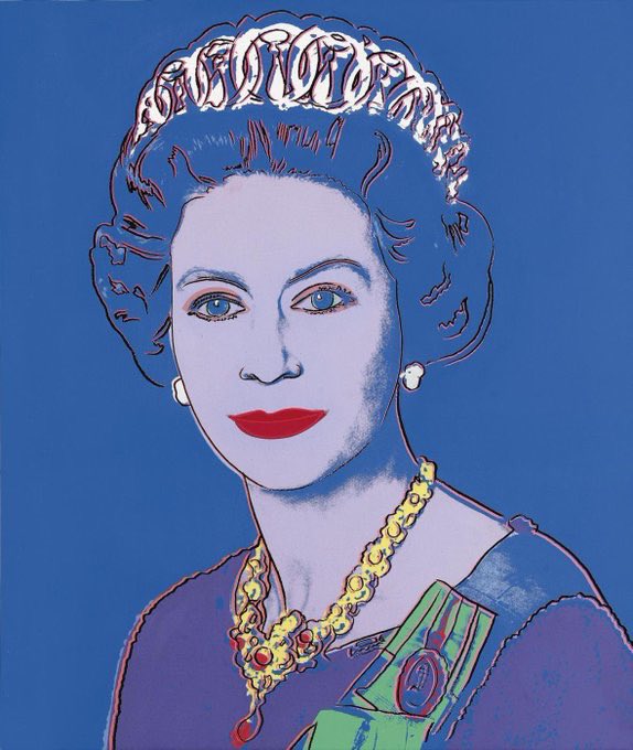 Reigning Queens (Royal Edition): Queen Elizabeth II of the United Kingdom 1985 #AndyWarhol #QueensBirthday