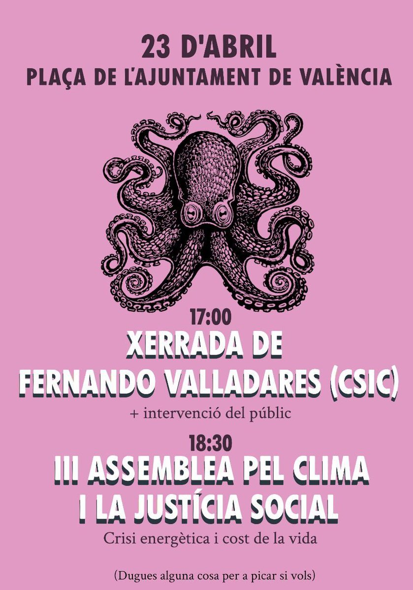 ccooupv's tweet photo. III Assemblea Climàtica a la ciutat de València https://t.co/w9KCd3i6Ye https://t.co/xbib4h5UOo