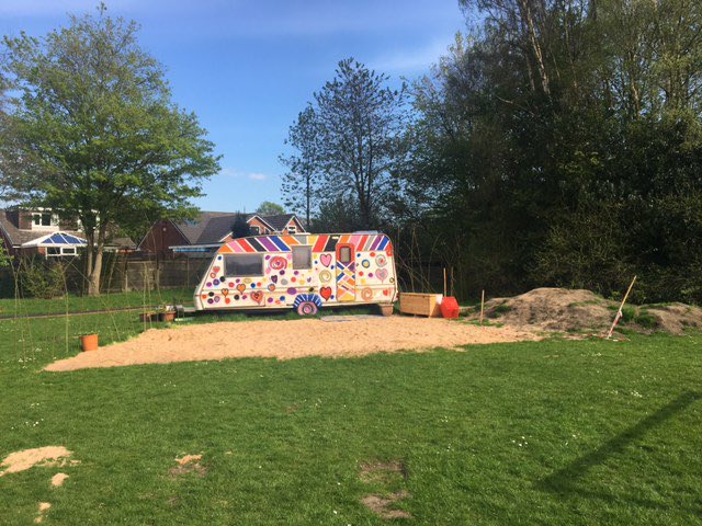 Great to be back at Statham Primary yesterday. They’re flying through the OPAL programme thanks to a very positive culture towards play and risk, and creative improvements to their grounds on a tight budget <a href="/PeStatham/">Statham Primary School - PE</a>