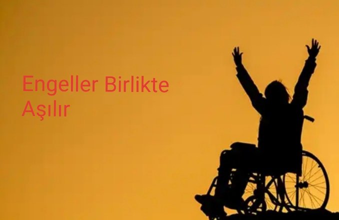 Gormeseydiniz duymasaydınız yuruyemeseydiniz engelleri nasıl aşardınız.
Engelli reformu gerek.
