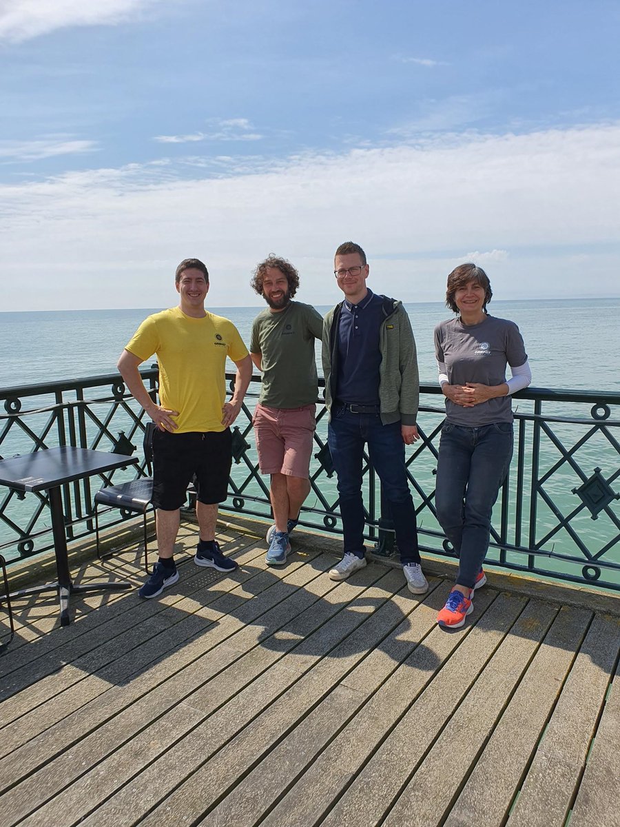 ORBNET_Systems's tweet image. The ORBNET Spring team meeting. Our offices are based in Sunny Hastings... then fish and chips on the Pier!! It&apos;s gotta be done!