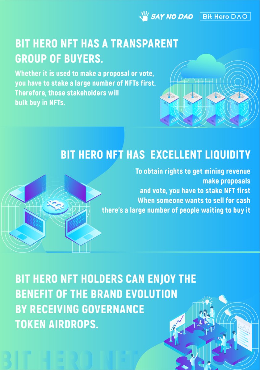 People will be anxious to know how the Bit Hero DAO shines in the market, 10 major advantages. #BitHeroNFT #NFT #DAO

Let's dive into.🧐