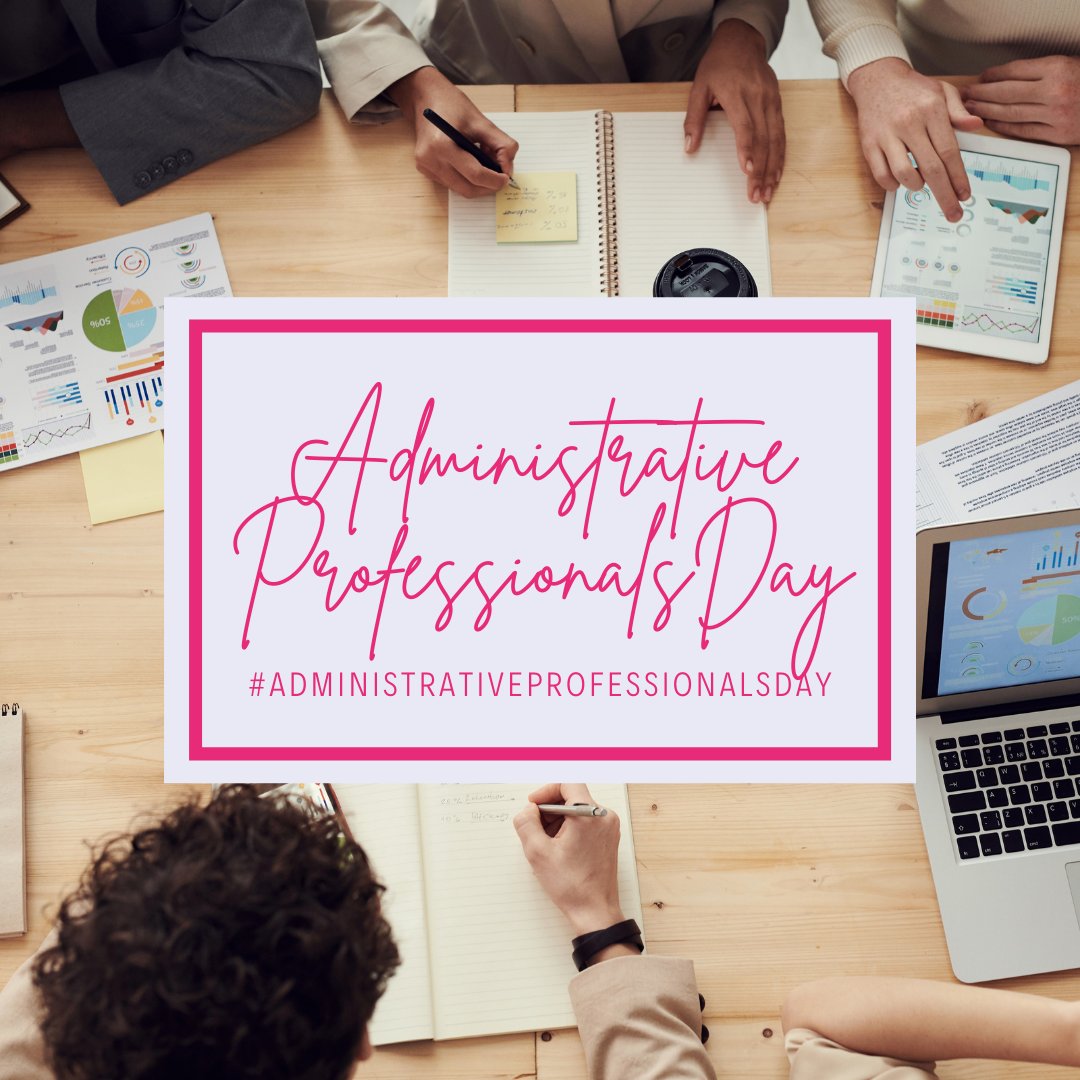 Oooooh now for all you lot thinking that every time your hear it's National Day of [Insert crazy title here] that there is a day for everything, well yes....BUT ❗❗

Today is National Administrative Professionals Day #AdministrativeProfessionalsDay 😍