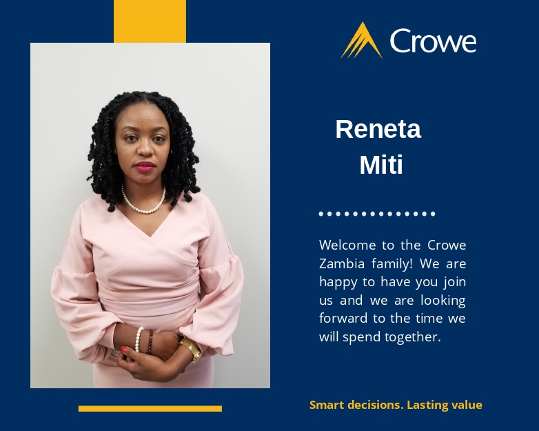 CroweZambia's tweet photo. A warm welcome to the Crowe Zambia family.

#WeAreCrowe
#crowezambia https://t.co/3QrWjPwPmL