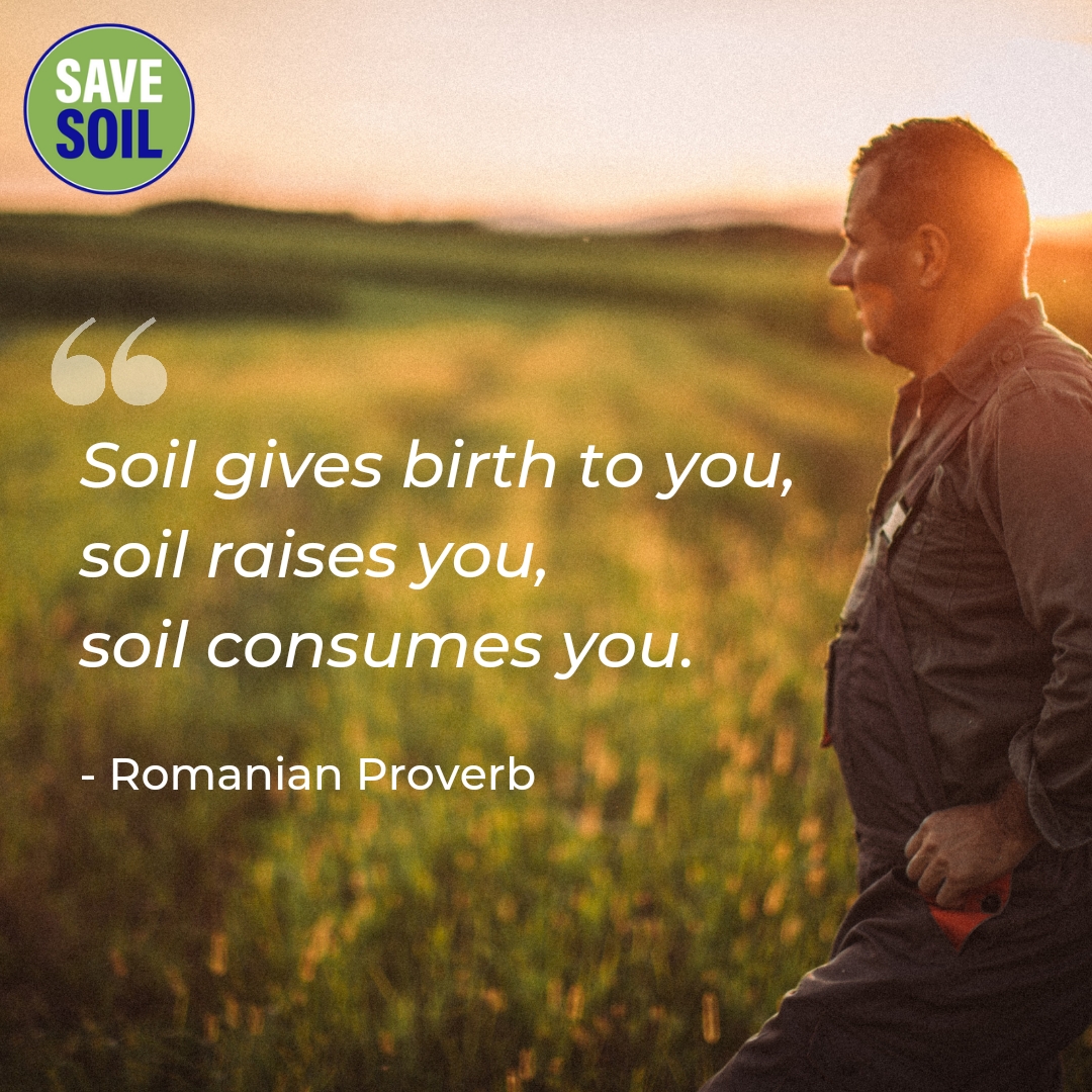 cpsavesoil's tweet photo. Soil degradation is not just an environmental concern but an existential one. The soil that is the very foundation of our lives is dying and this may be our only chance to save it.
#SaveSoil #ConsciousPlanet 
Action now: https://t.co/z6MmqLY2lE https://t.co/IamfJ9zRQD