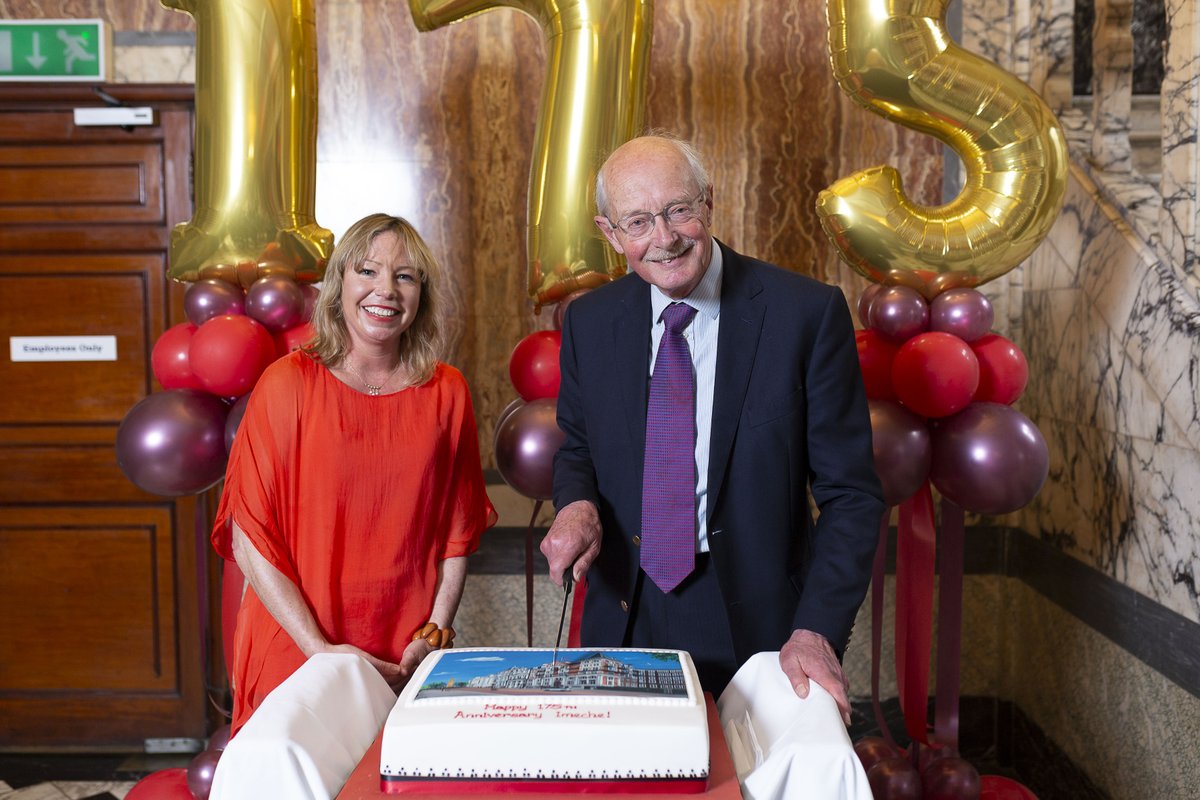 IMechE's tweet photo. Last week, IMechE staff celebrated our 175th Anniversary at One Birdcage Walk!

Here are a few snaps from the party, including the delicious cake which features artwork of our building created by our very own Membership Marketing Manager, Ravi 🎨

#IMechE175 #ForwardThinkers https://t.co/3u3LZUkjry