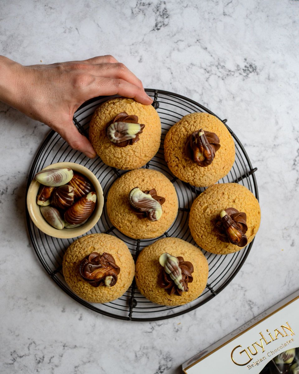 It's the #QueensBirthday and #NationalTeaDay. If that's not an excuse for a celebration, we don't know what is!  We'll be enjoying our cuppa with some hazelnut choux buns topped with #Guylian #SeaShells by <a href="/patisseriemp/">Angela Field</a>, a tasty treat that's ideal for any gathering.