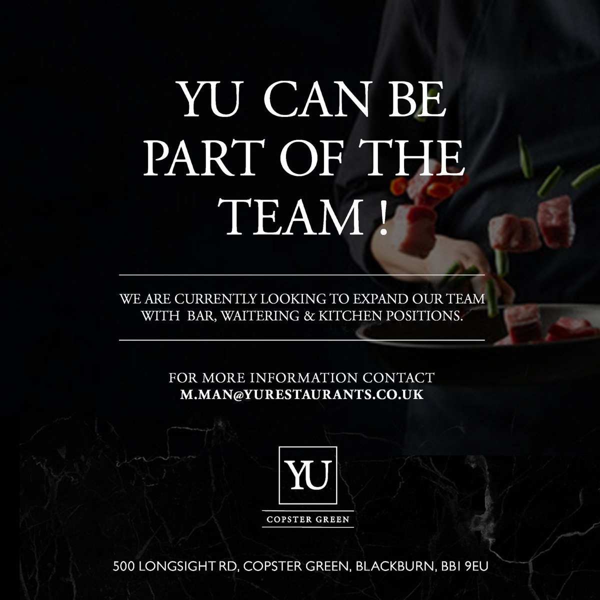 We Are Hiring !
Looking to expand our team as have exciting project on horizon so looking for Bar, floor and kitchen staff for the award winning fine dining Chinese restaurant .
#cateringjobs #bartenderjobd #waitering #kitchen #ribblevalley <a href="/lancashirelife/">Lancashire Life</a> <a href="/Live_RV/">Live Ribble Valley</a> <a href="/Live_PF/">Live Preston & Fylde</a>