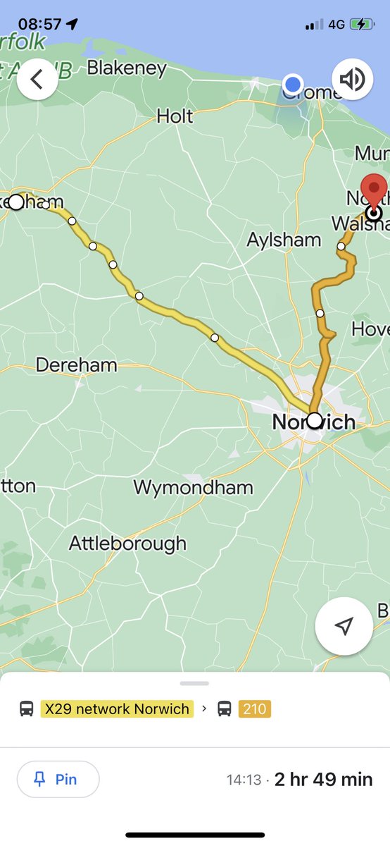northridgejames's tweet photo. Today I’m off for another trip meandering through North Norfolk coast &amp; countryside on the buses: 

This time I’ll be going on the following buses: 

#Coasthopper to #WellsNextTheSea
#Coastliner36 to #Fakenham 
#X29 to #Norwich 
210 to #NorthWalsham
#Coasthopper 2 to #Cromer https://t.co/aXy24qbzt4