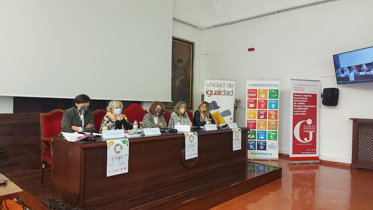 Comenzamos📚
Congreso Desarrollo Sostenible y Mujer II: la igualdad como motor de la Agenda 2030💜🌎👩🏻
📅 21-22 de abril
<a href="/clinicaJASUsal/">ClínicaJurídica USAL</a> <a href="/IgualdadUSAL/">Unidad de Igualdad</a> <a href="/InstMujeres/">Instituto de las Mujeres</a>