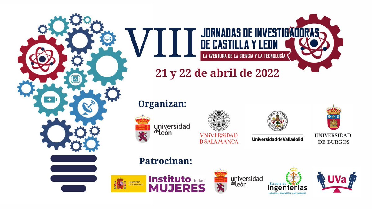 estherpumarada's tweet photo. Otro año más aquí estamos
¡Empezamos!

💜VIII Jornadas de Investigadoras de Castillas y León 💜

#unileon #jornadasinvestigadoras #CyL #science #Women https://t.co/RPk6EafKaW