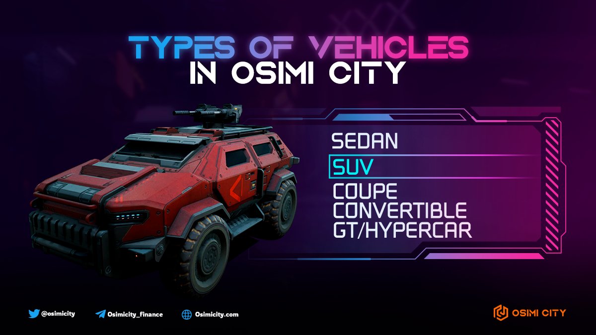 Osimicity's tweet photo. 😍 Surely you will find your favorite cars in the #OsimiCity garage

👉 Including the (in)famous Mr.Musk's Cyber Truck 😁

$OSI #NFTs #OsimiCity #metaverse #P2E #BNBChain #Ethereum #cryptocurrency https://t.co/SIAzjqkXWz