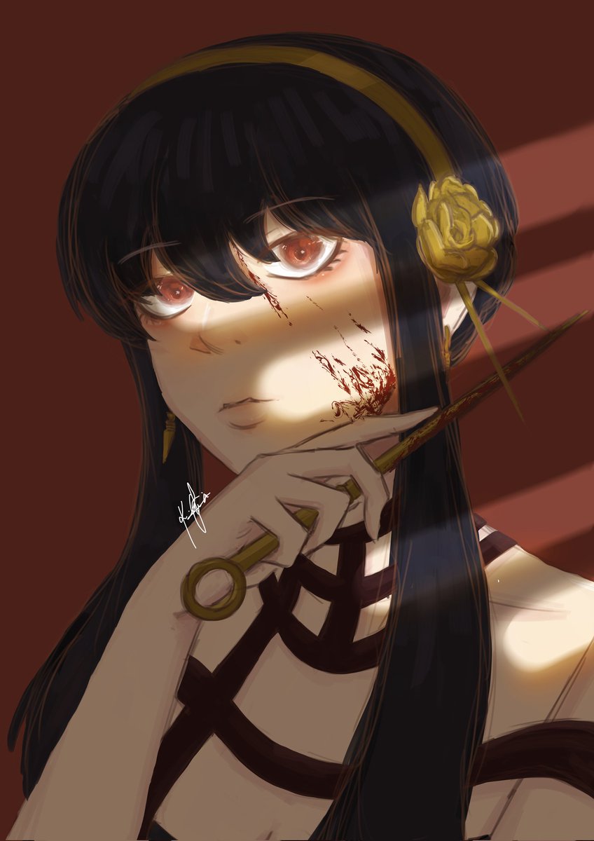 arttdoggg's tweet photo. ⚠️ SLIGHT BLOOD WARNING ⚠️

Yor Briar/Yor Forger aka Thorn Princess from Spy x Family.

#SPY_FAMILY #yorforger #ArtistOnTwitter #art #anime #fanart https://t.co/NtsI7wXAcy