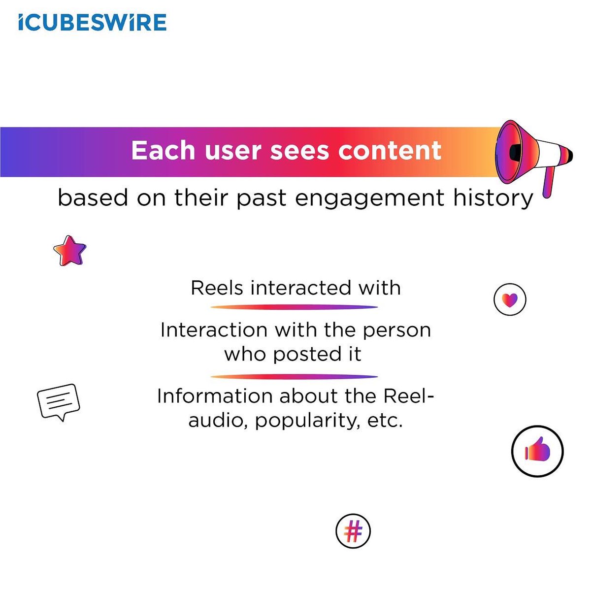 icubes_wire's tweet photo. Step into the #Reel world with #iCubesWire. Keep swiping left to know the right way of getting #engagement on your Reels. 

#MidWeekTrivia https://t.co/2kwuetqUTX