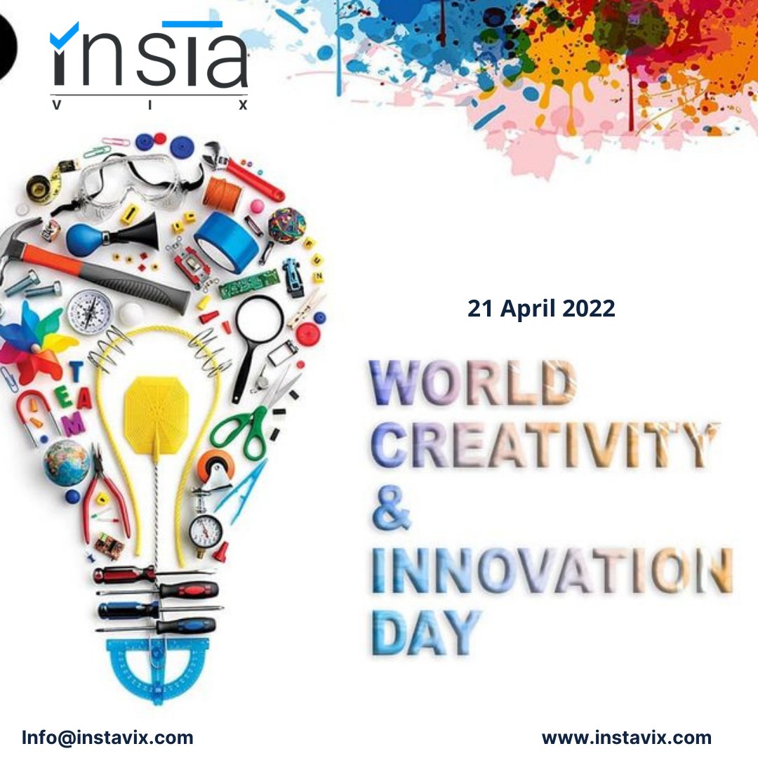 instavix1's tweet photo. World Creativity And Innovation Day..!!

#innovation #creativity #world #day #instavix #dailypost #april2022 #april #logistics #fintech #ecommerce #CRED #AVAILFINANCE #BHARATPe #FISDOM #RAZORPAY #FAMPAY #Cashify #BuddyLoan #Indmoney #Lendenclub https://t.co/ce6tA11pd3