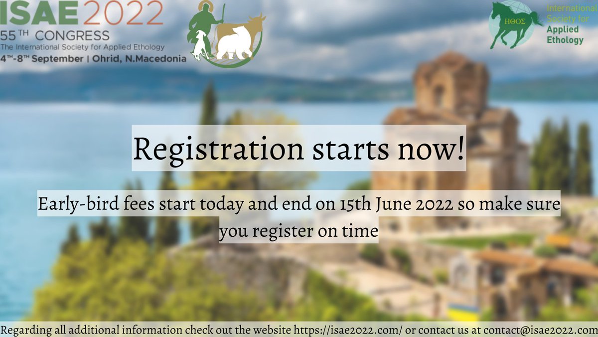 Registration is OPEN!

Click the link isae2022.com/registration/ to catch the early-bird fees #isae2022