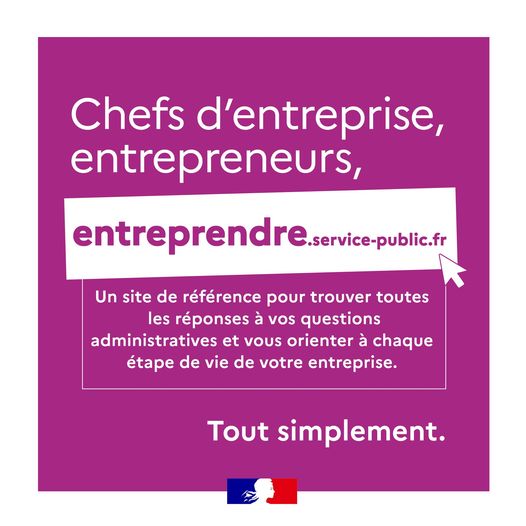 📌#Entreprises 📢 entreprendre.service-public.fr regroupe des ressources fiables, actualisées, gratuites, de l’information utile et personnalisée en fonction de la situation de votre entreprise
🔴 #creation
🔴 #reprise
🔴développement
🔴 transmission
🔴 #cessionentreprise
🔴 clôture