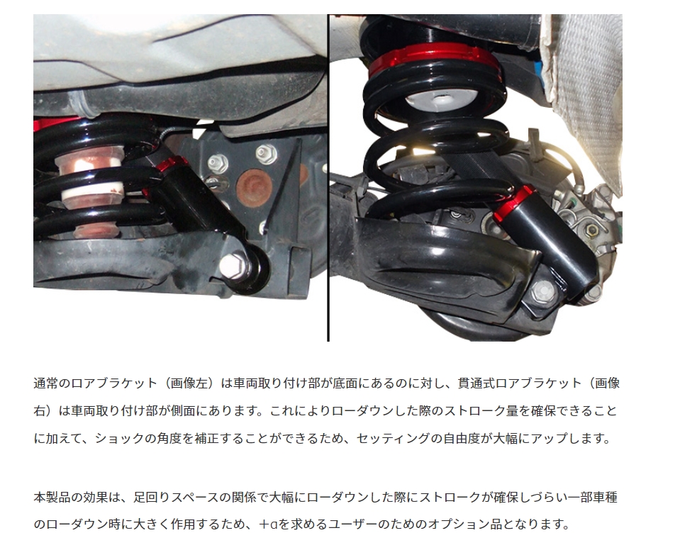 ラルグス　貫通ブロケット　160プロボックス ラルグス 貫通ブロケット 160プロボックス 貫通式ロアブラケット