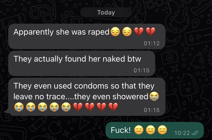 I’m really frustrated by silence around the brutal rape and murder of Sheila Adhiambo Lumumba from kisumu who was known as Lumumba Sheila and was found dead in their house on Thursday last week.
<a href="/DCI_Kenya/">DCI KENYA</a> 
#ProtectQueerKenyans🇰🇪🏳️‍🌈
#JusticeForSheila🕯