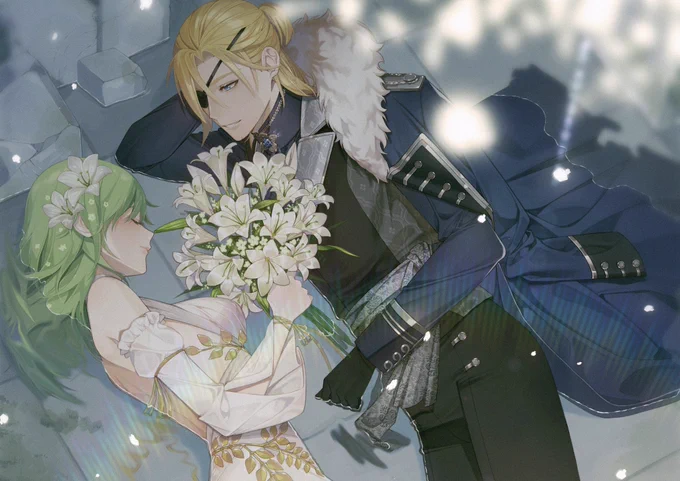 Old work I didn't share here 
2019 &amp; 2021 
#FireEmblem  #FireEmblemThreeHouses #DimitriAlexandreBlaiddyd #Byleth 