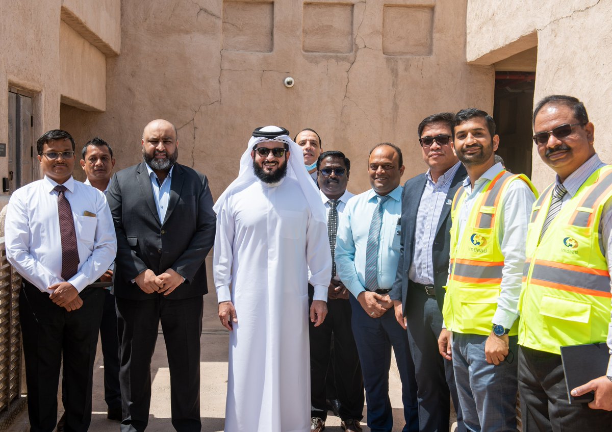 ImdaadOfficial's tweet photo. Our Group CEO Mr. Jamal Abdullah Lootah, took the chance yesterday to visit #MarsaAlSeef and see some of our hard-working teams in action. https://t.co/XShNZRYU22