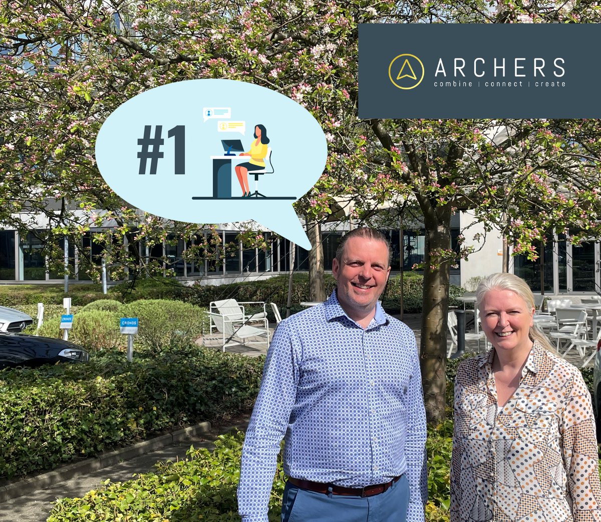 Today we are celebrating our 🔥 rock , our ⚓ anchor - also known as Ann Geboers. As the Office Manager of Archers, she's the one who guides us in turning all our dreams and ambitions into reality. If there wasn't an Ann, there wouldn't be a strong backbone of our community. 💪🏻