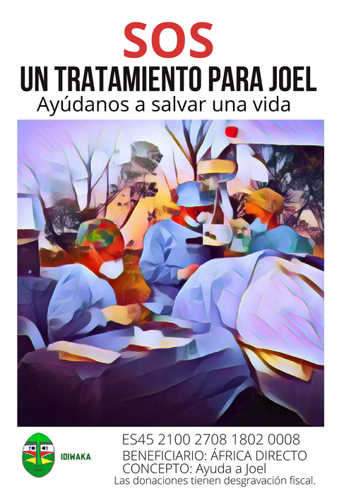 𝗗𝗘𝗦𝗗𝗘 𝗟𝗔 𝗙𝗨𝗡𝗗𝗔𝗖𝗜𝗢́𝗡 𝗩𝗘𝗥 𝗦𝗔𝗟𝗨𝗗 𝗩𝗔𝗠𝗢𝗦 𝗔 𝗖𝗢𝗟𝗔𝗕𝗢𝗥𝗔𝗥 𝗣𝗔𝗥𝗔 𝗧𝗥𝗔𝗘𝗥 𝗔 𝗝𝗢𝗘𝗟 𝗔 𝗘𝗦𝗣𝗔𝗡̃𝗔.
Si te quieres sumar entra en idiwaka.org. Te podrás informar y hacer tu donación #EspírituCEM