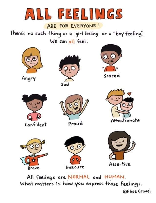 matters_yes's tweet photo. Emotions are human. Drop gender stereotypes #DropTheGender https://t.co/IrPgBha7Eo