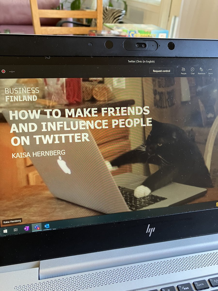 Learning to be more effective here in <a href="/Twitter/">Twitter</a>. Internal <a href="/BusinessFinland/">Business Finland</a> training by our awesome colleague @kaisamirjam. Both technical and substance/content tips!

Random tip: add your own comment when retweeting.