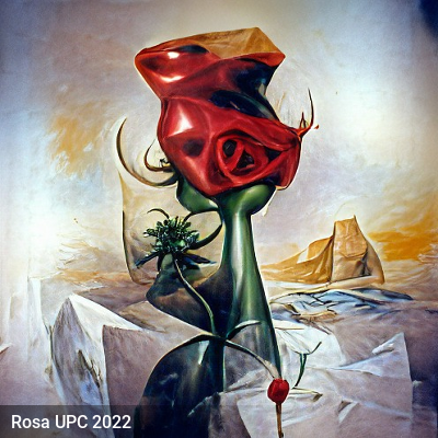 inLabFIB's tweet photo. L’art, la informàtica i la intel·ligència artificial s’alien aquest Sant Jordi a la UPC per crear i regalar roses úniques i digitals. #rosaUPC22

(1/2) https://t.co/tSje867jz3