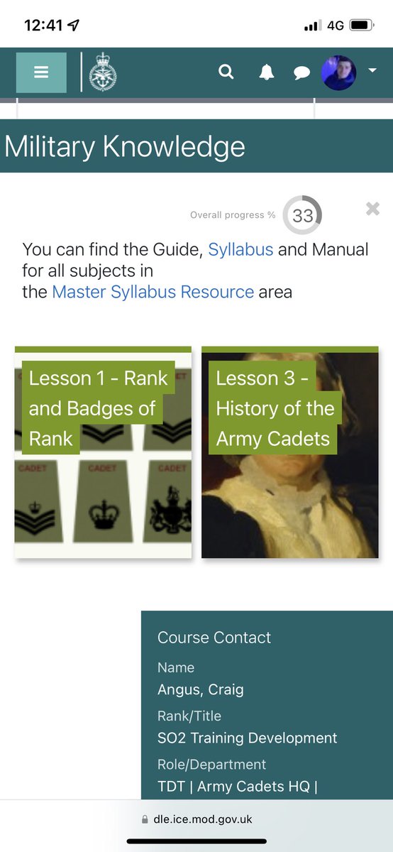 Have your cadets logged into the DLE to take part in our online lessons?  They can login via the cadet portal then DLE in the top right hand corner. <a href="/londist_ctt_oc/">LONDIST CTT - OC</a> <a href="/ArmyCadetsHQ/">HQ Cadets Branch, Regional Command</a> @CDS_ArmyCadets #inspiringchange