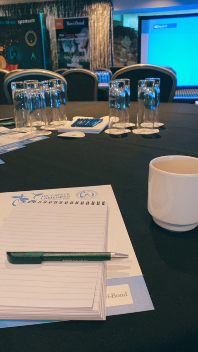 At the <a href="/NACFTUK/">NACFT</a> UK Cattle Lameness Conference today, looking forward to some interesting sessions 🐮🐄