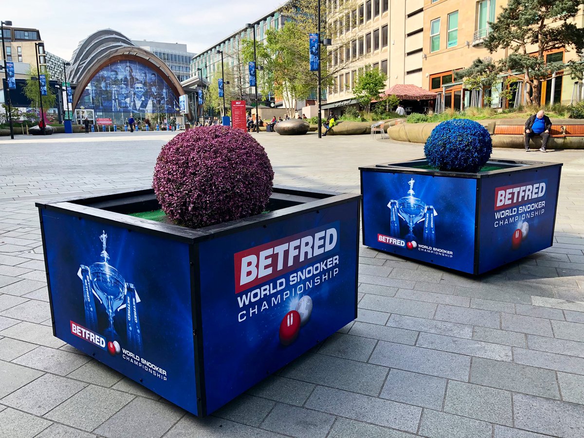 It’s always great when the snooker comes to town 😎 #Sheffield #Snooker #SnookerWorldChampionship <a href="/crucibletheatre/">Crucible Theatre</a> <a href="/WeAreWST/">WST</a> <a href="/BBCSnooker/">BBC Snooker</a>