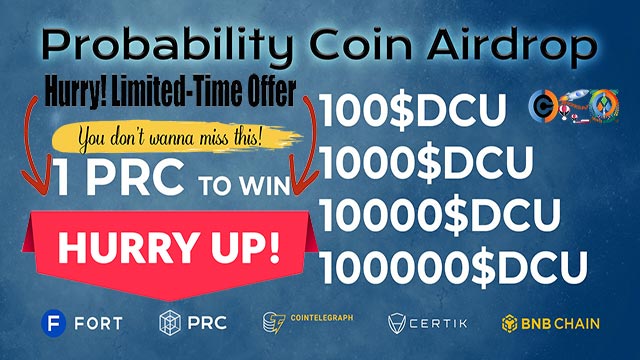 CryptoExngIndia's tweet photo. Claim #FortProtocol #Airdrop of 1 #PRC Coin worth 40$ Now!
👨💼 Reward: Get 1 $PRC (40$)
👨👩👦 Referral: Get 0.1 $PRC (4$)
❇️ Airdrop: "https://t.co/C0ZXJHFvdg"
#FreeAirdropCrypto #ProbabilityCoin #DeFi3 #FortProtocolAirdrop #ProbabilityCoinAirdrop #CryptoAirdrop #SmartChain #BEP20 https://t.co/ExW16cDyPK
