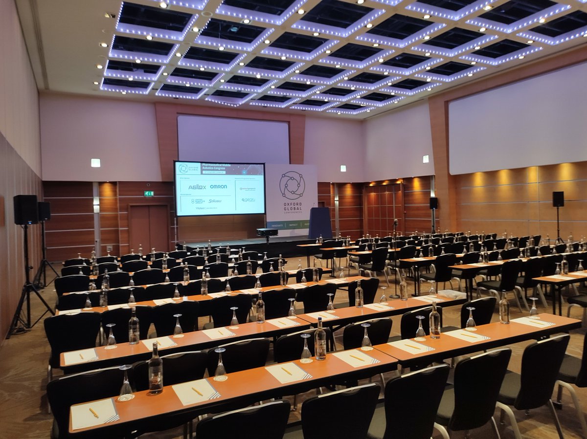 Biophorum's tweet photo. It's so great to be back at F2F events. 😀

We're in London today at the Pharmaceutical Mobile #Robotics congress in London. #automation https://t.co/wZucPvZLU9