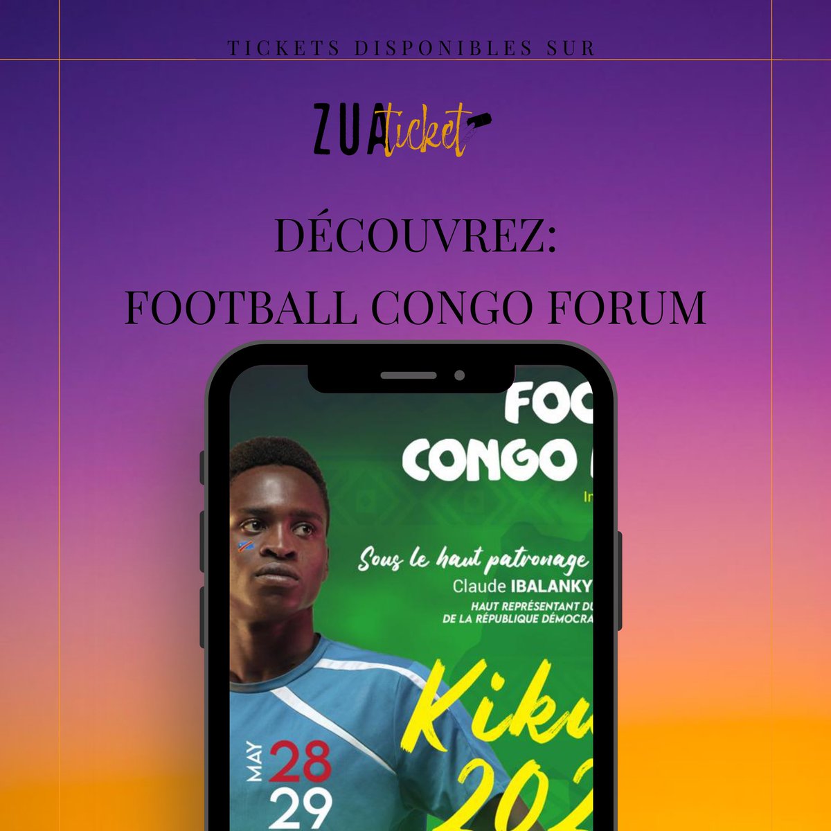zuaticket's tweet photo. 3 évents dont les tickets sont disponibles sur zuaticket:

1. Tourisme: Une journée* à #MBAKANA 
2. Sport: Forum de foot à #KIKWIT
3. Networking: Diaspora et Répats à #KINSHASA 

#zuaticket https://t.co/tBonQlJHgo