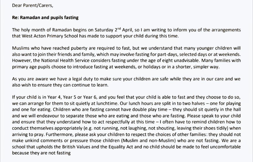 The head teacher's reasoning