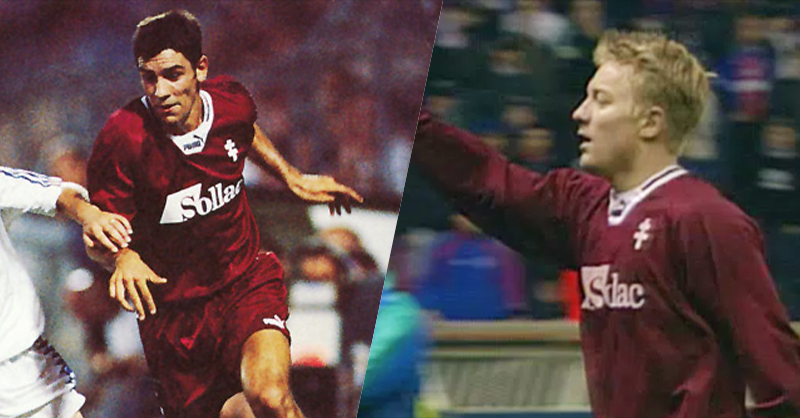 FCMetz's tweet photo. [ 𝟡𝟘 𝕒𝕟𝕤 ]

🤝 À l'occasion des 90 ans du #FCMetz, le duo Robert #Pirès - Cyrille #Pouget sera à nouveau réuni ! 

📺 Les "PP Flingueurs" seront les invités du @GraoullyMag de @moselle_tv, ce lundi 25 avril à 18h30 👇