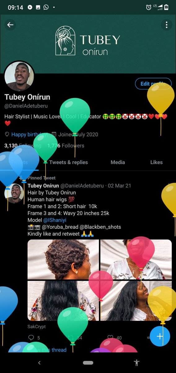 DanielAdetuberu's tweet photo. Happy Birthday Tubey🎊🎉 https://t.co/0lppAuaTcO