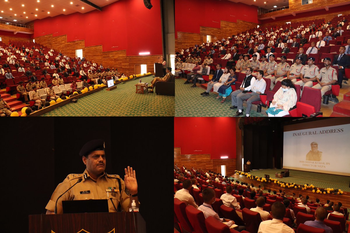 NEPA_GoI's tweet photo. North Eastern Police Academy welcomes the 51st Basic Course Trainees, comprising of 25 Dy.SP(P) and 107 CSI.

Hon'ble Director Shri Deepak Kumar, IPS inaugurated the course on 21st April 2022.

Some glimpses of Interaction  with Trainees during the inaugural session. https://t.co/YBEnYbVHHZ