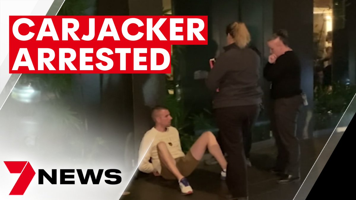7NewsSydney's tweet photo. The man wanted over yesterday's terrifying carjacking in Jordan Springs has now been arrested. Glenn Spark was recently released from jail after killing a mother and daughter in a crash. https://t.co/X9YbgWUyKk #JordanSprings #7NEWS https://t.co/D8srBRWvp1