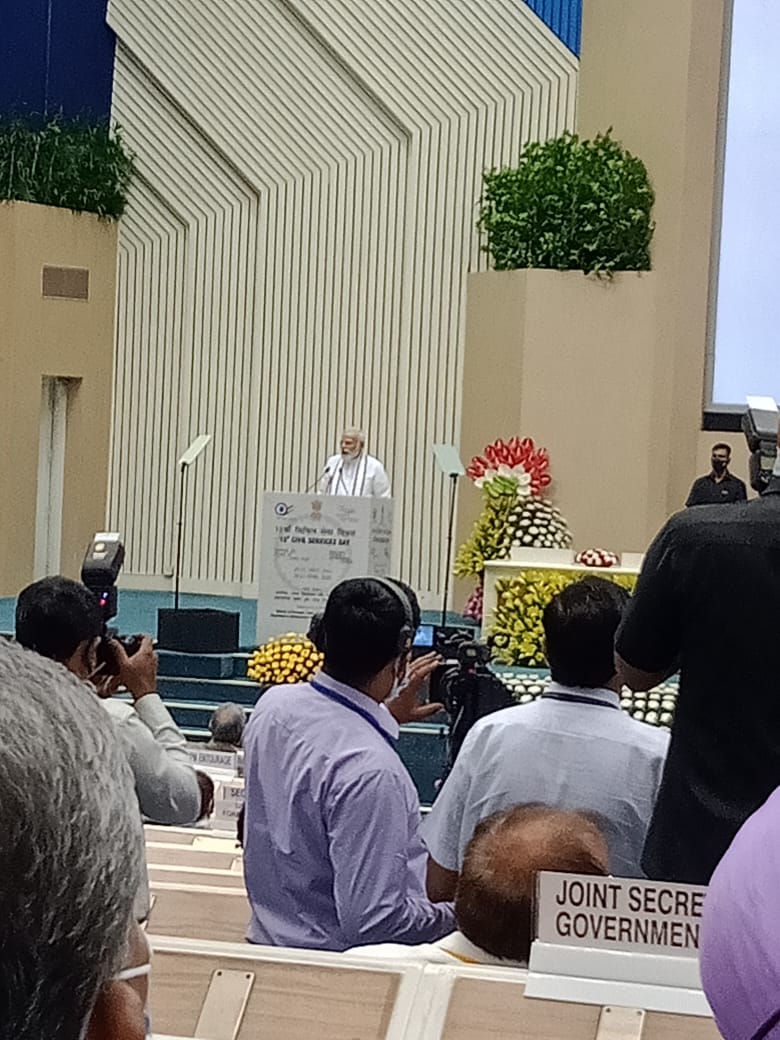 What an inspiring speech delivered by PM Modi on 15th Civil Service Day: Nation and Citizen first, be a change agent and provide ease of living to masses. I was listening to him live after 21 years when he was GS of BJP. His inspiring vision for India kept resonating n continue.