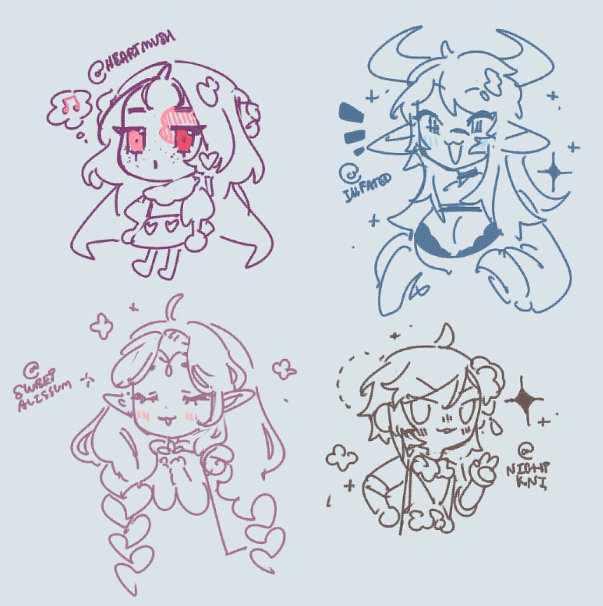 eeee ty for letting me doodle your bbs ; 3 ; 
