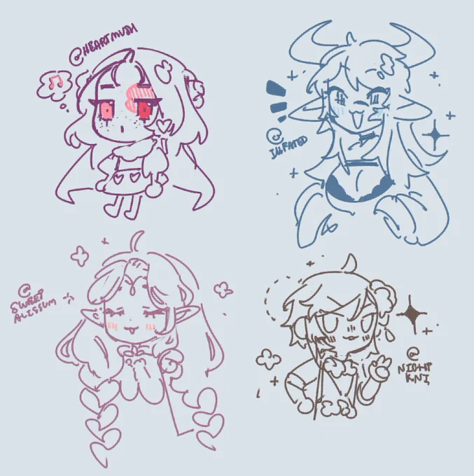 eeee ty for letting me doodle your bbs ; 3 ; 