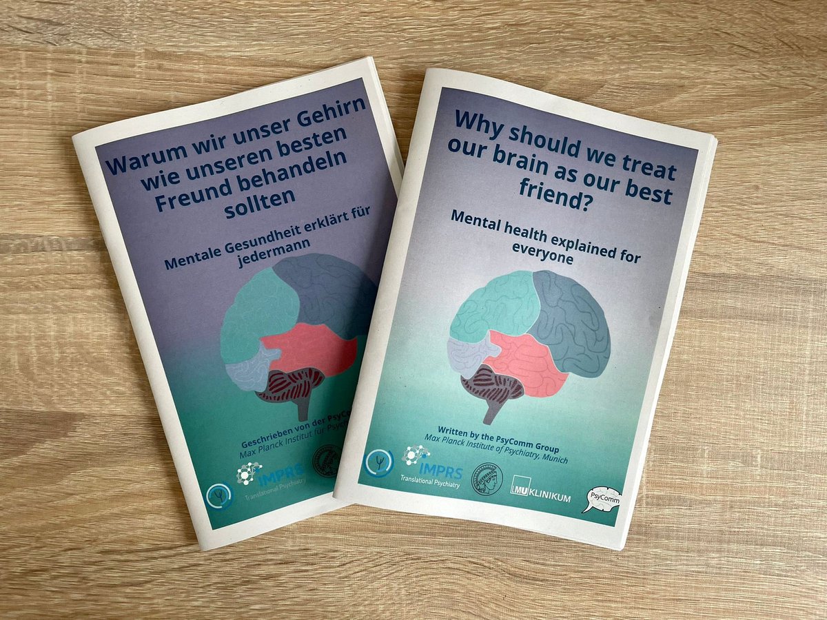 ImprsTp's tweet photo. The IMPRS-TP #PsyComm group created a booklet “Why should we treat our brain as our best friend?” that explains mental health for everyone. Available in english and german https://t.co/Uik9WLL0K1 🧠📚 Check it out! https://t.co/TTJMjmw2W9