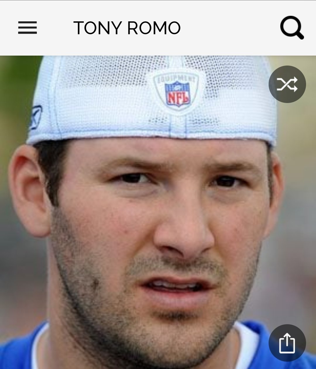 Happy Birthday to this great football player.  Happy Birthday to Tony Romo 